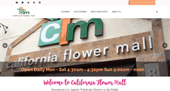 Desktop Screenshot of californiaflowermall.com