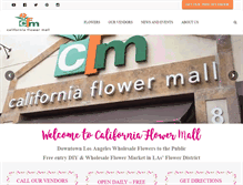Tablet Screenshot of californiaflowermall.com
